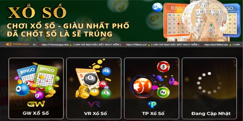 Trải nghiệm đa dạng loại hình xổ số tại sân chơi 789 BET